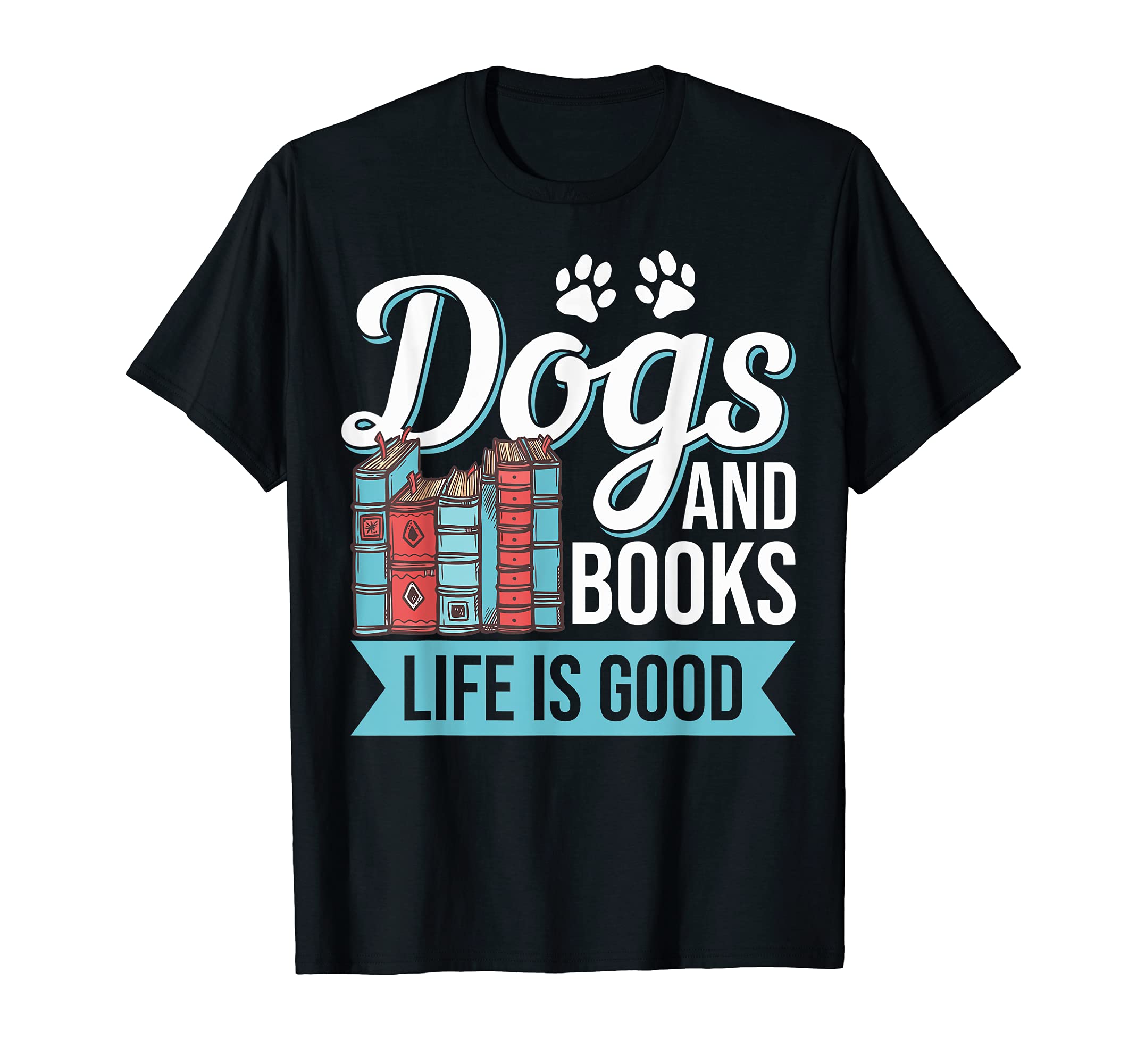 Reading Lovers Book Lovers Dogs T-Shirt - Fun Novelty Design Men Women - T-Shirt, Sweatshirt, Hoodie
