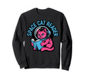 Space Cat Reader Astronaut Kitty Sweatshirt - Unique Graphic for Adults - T-Shirt, Sweatshirt, Hoodie