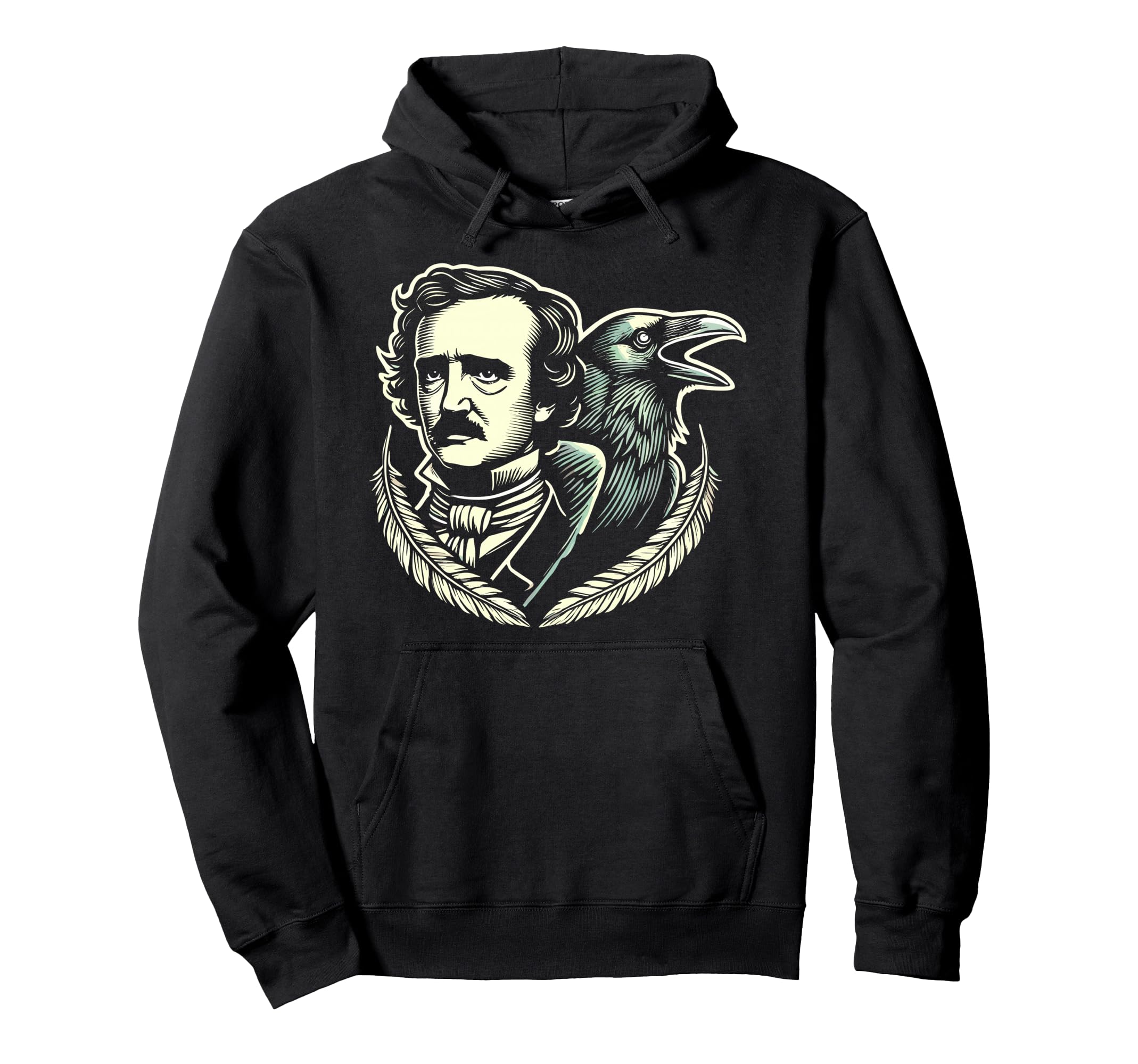 Edgar Allan Poe Gothic Literature Fan Hoodie - Streetwear Style Men Women - T-Shirt, Sweatshirt, Hoodie