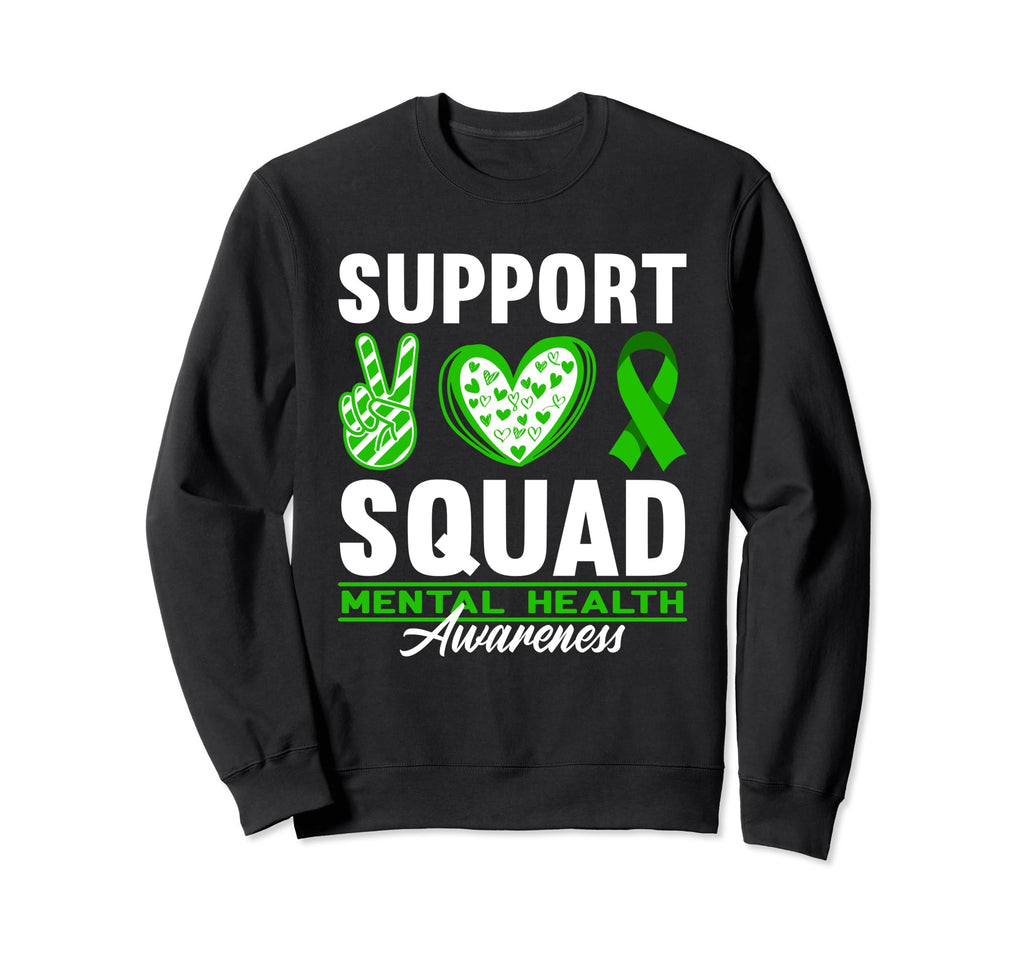 Support Awareness Squad I Depression Sweatshirt - Custom Art Print Unisex - T-Shirt, Sweatshirt, Hoodie