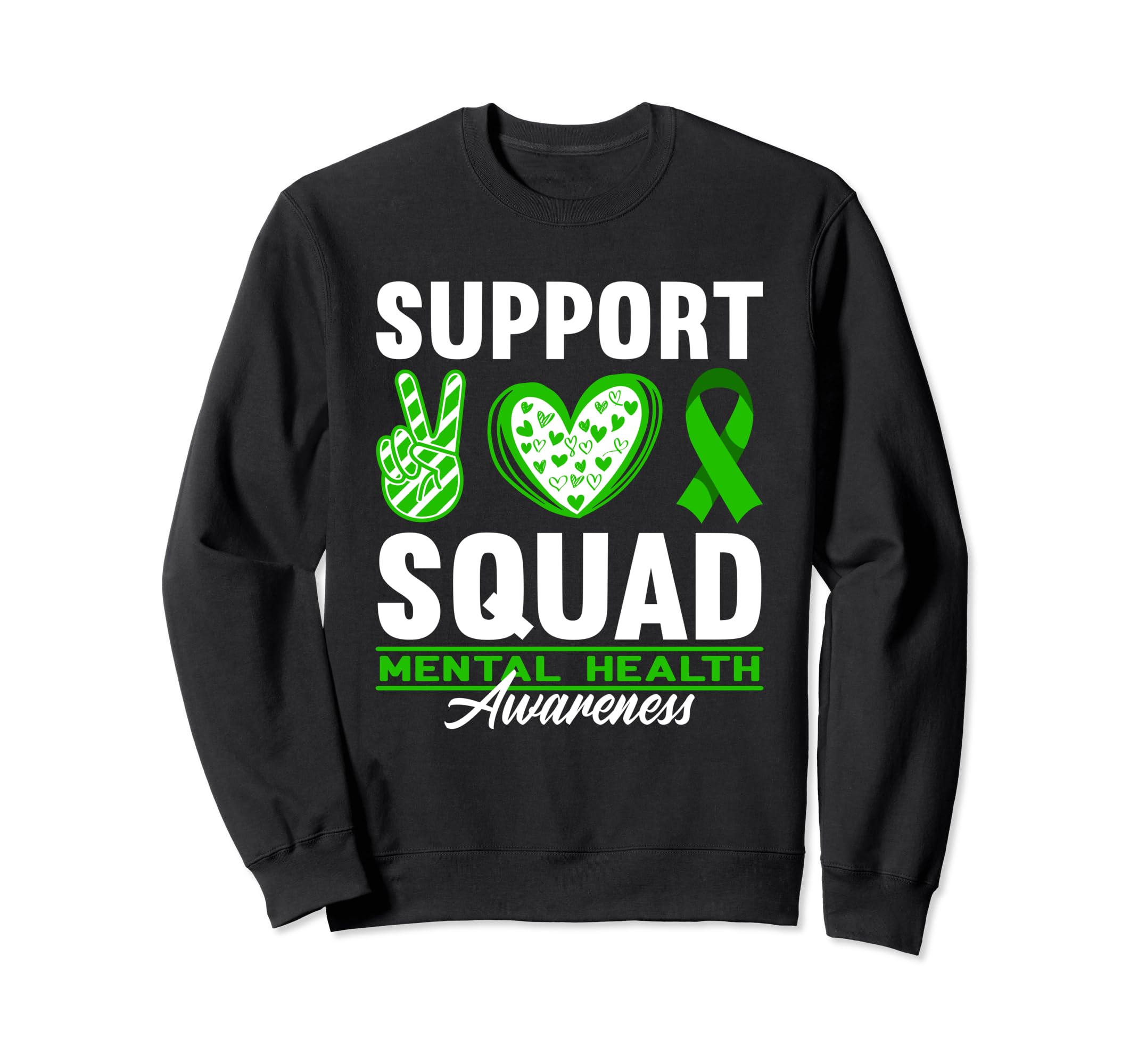 Support Awareness Squad I Depression Sweatshirt - Custom Art Print Unisex - T-Shirt, Sweatshirt, Hoodie