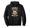 I Just Want To Read Books Drink Hoodie - Fun Novelty Design for Adults - T-Shirt, Sweatshirt, Hoodie