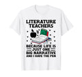 Literature Teacher School Teacher T-Shirt - Casual Everyday Wear Unisex - T-Shirt, Sweatshirt, Hoodie