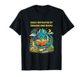 Dragon Reading Book Fantasy Adventure T-Shirt - Novelty Apparel Men Women - T-Shirt, Sweatshirt, Hoodie