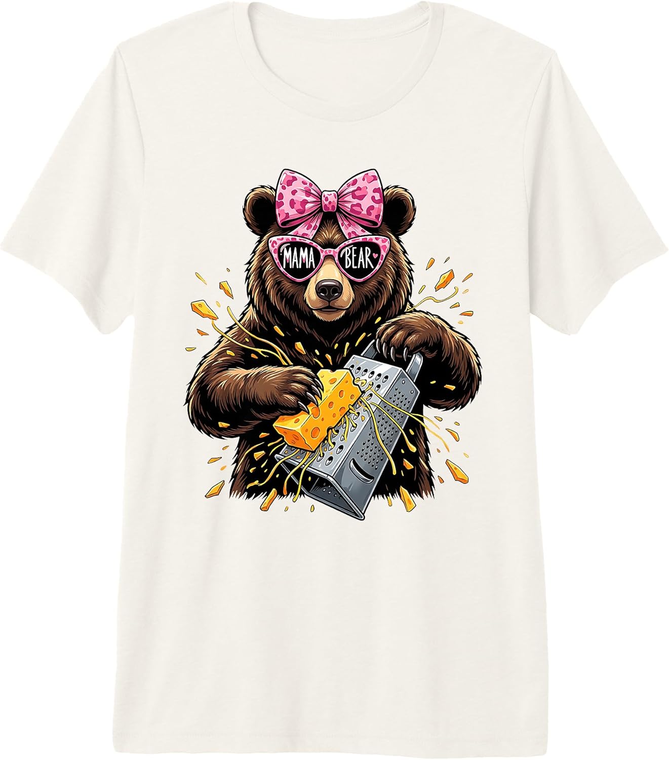Cute Mama Bear Sunglasses Cheese Grater Trendy Tee Unisex T-shirt, Sweatshirt, Hoodie, Long Sleeve Tee - T-Shirt, Sweatshirt, Hoodie