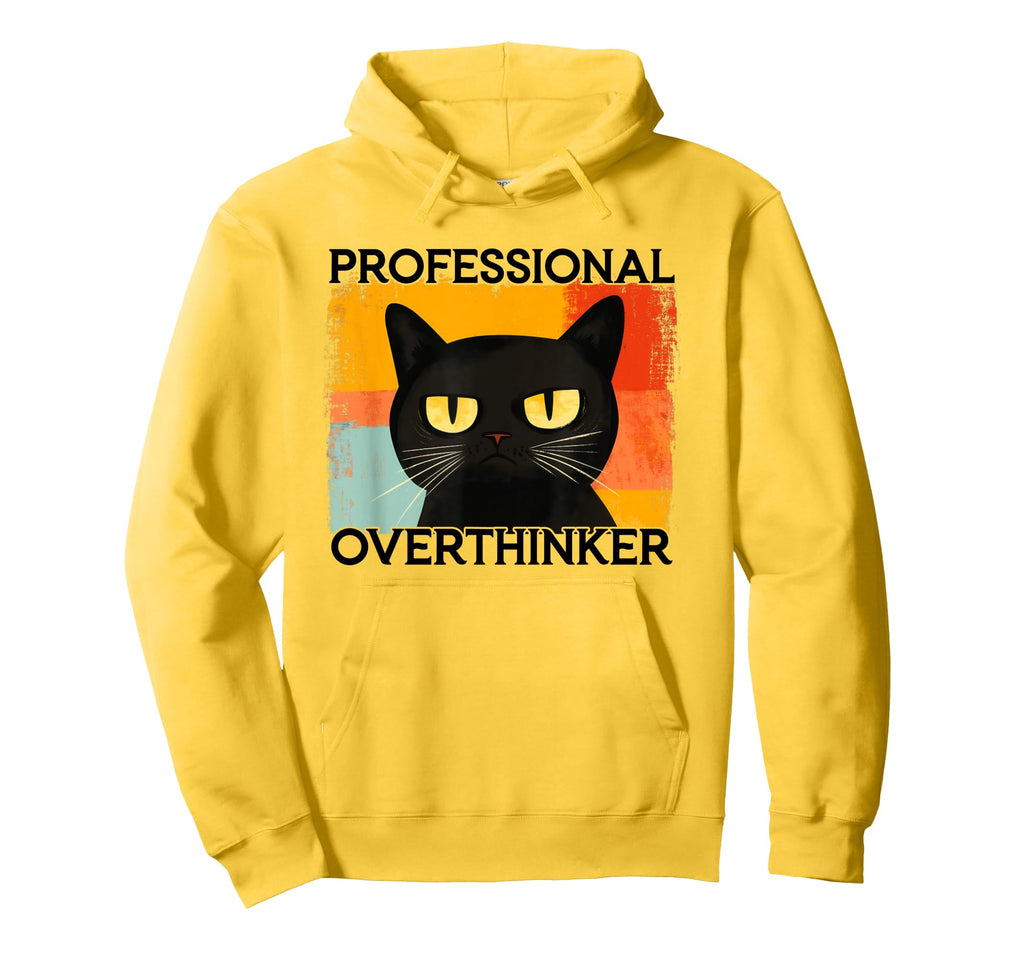 Funny Silly Cat Professional Hoodie - Casual Everyday Wear Men Women - T-Shirt, Sweatshirt, Hoodie