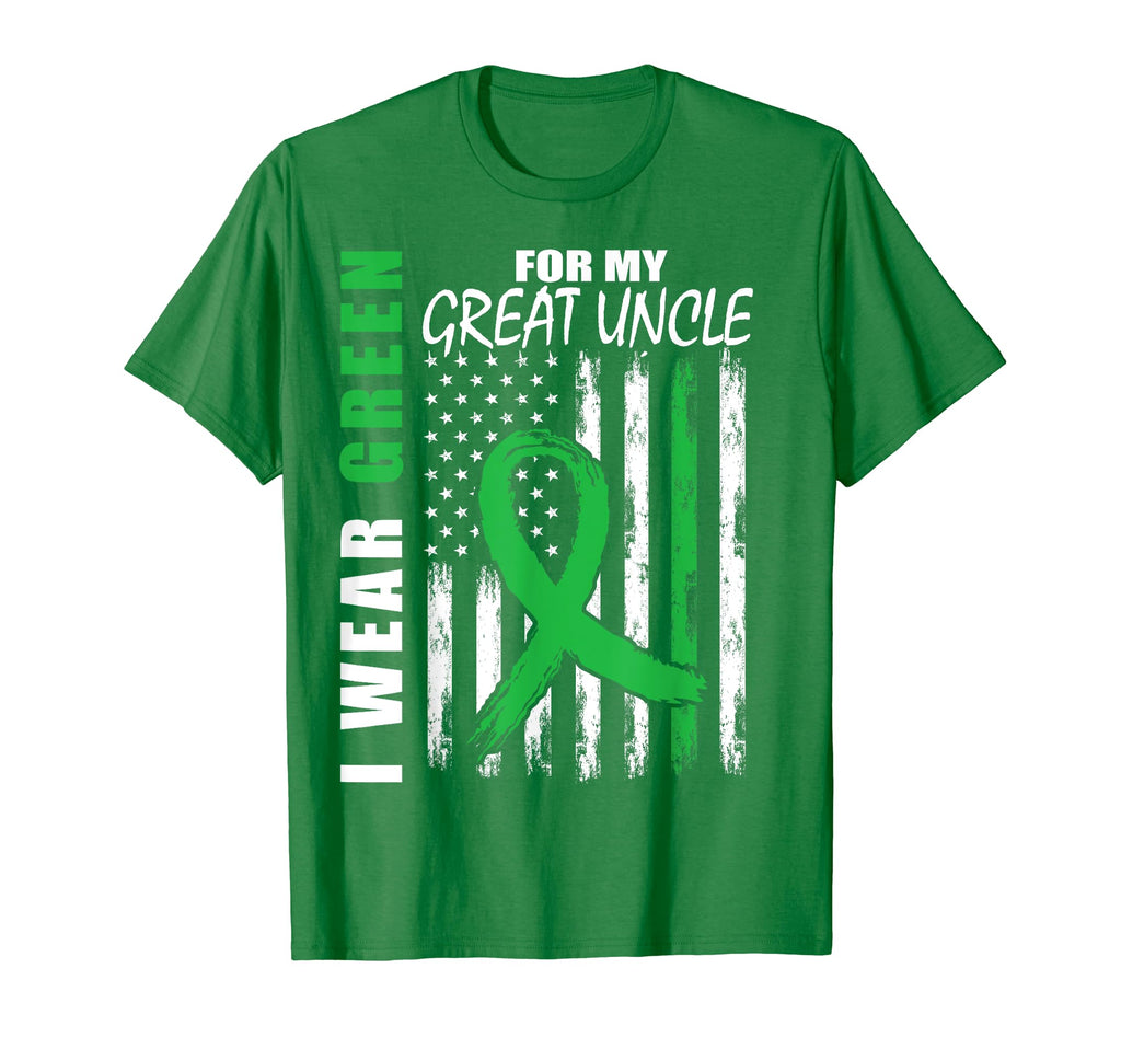 I Wear Green My Great Uncle Mental T-Shirt - Fun Novelty Design for Adults - T-Shirt, Sweatshirt, Hoodie