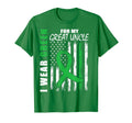 I Wear Green My Great Uncle Mental T-Shirt - Fun Novelty Design for Adults - T-Shirt, Sweatshirt, Hoodie