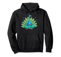 Meditation Peacock Yoga Pose Relaxing Hoodie - Streetwear Style Unisex - T-Shirt, Sweatshirt, Hoodie