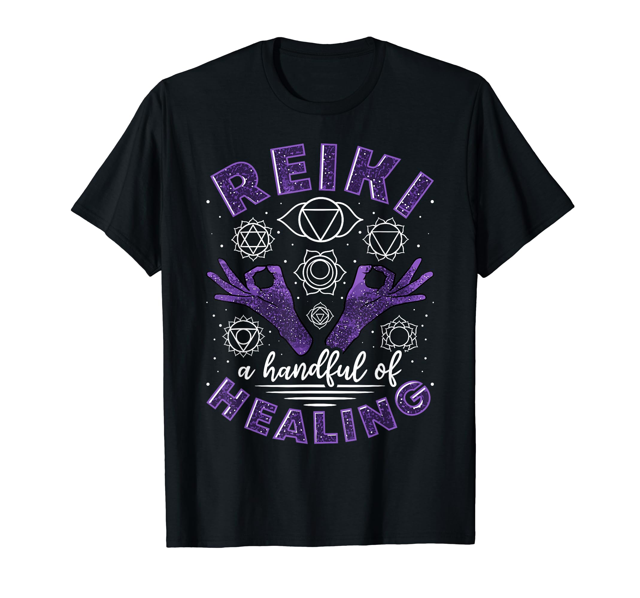 Reiki Handful Healing Meditation T-Shirt - Trendy Graphic for Adults - T-Shirt, Sweatshirt, Hoodie