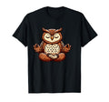 Meditation Owl Yoga Pose Relaxing T-Shirt - Casual Everyday Wear Men Women - T-Shirt, Sweatshirt, Hoodie