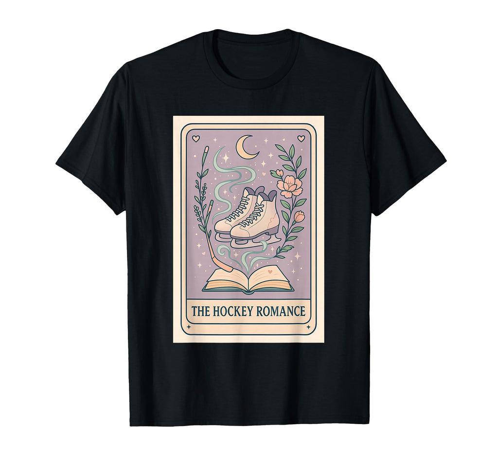 Hockey Romance Tarot Card Books T-Shirt - Aesthetic Graphic Men Women - T-Shirt, Sweatshirt, Hoodie