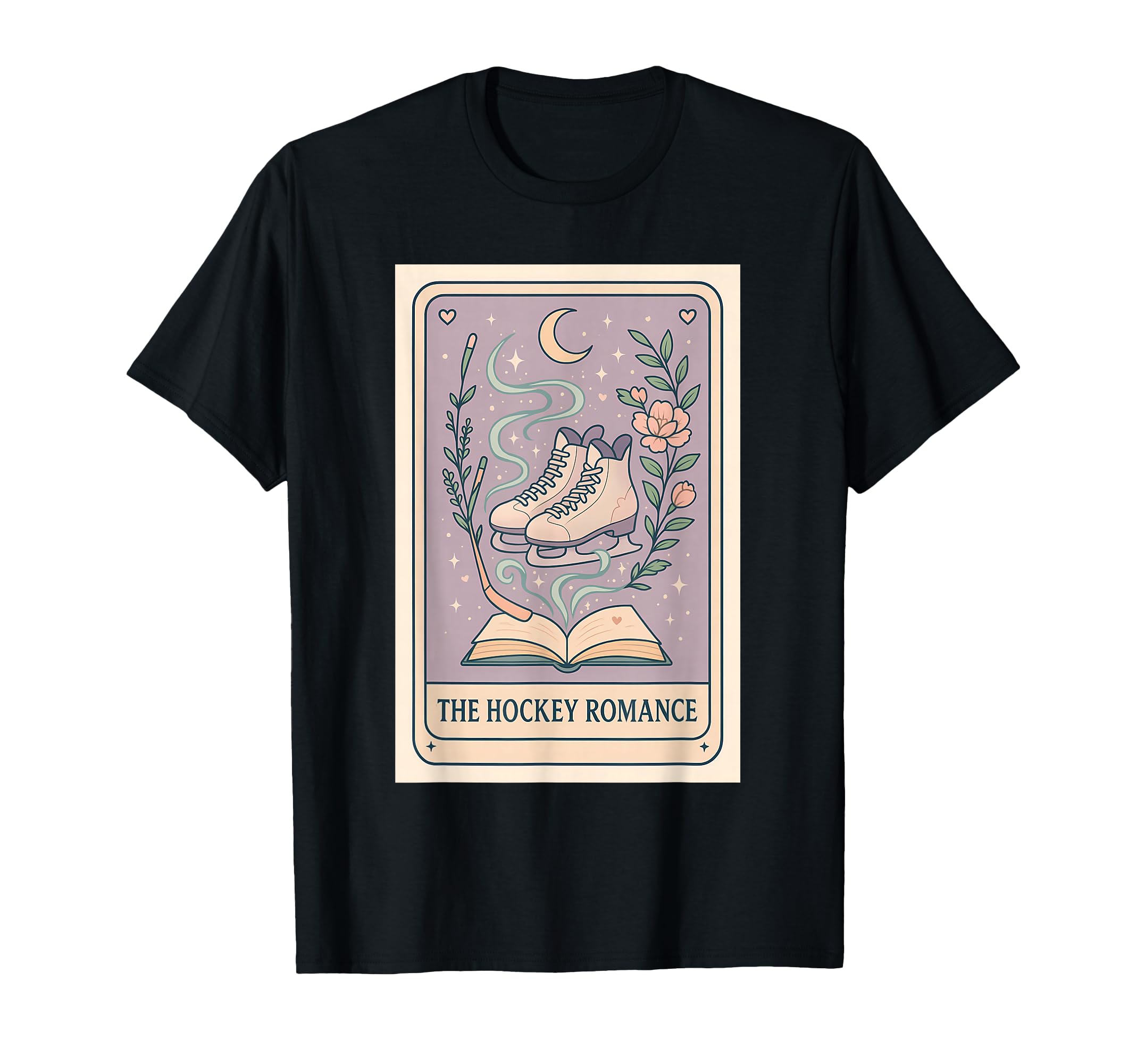 Hockey Romance Tarot Card Books T-Shirt - Aesthetic Graphic Men Women - T-Shirt, Sweatshirt, Hoodie