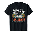 Library Assistant Librarian Librarians T-Shirt - Minimalist Print Unisex - T-Shirt, Sweatshirt, Hoodie