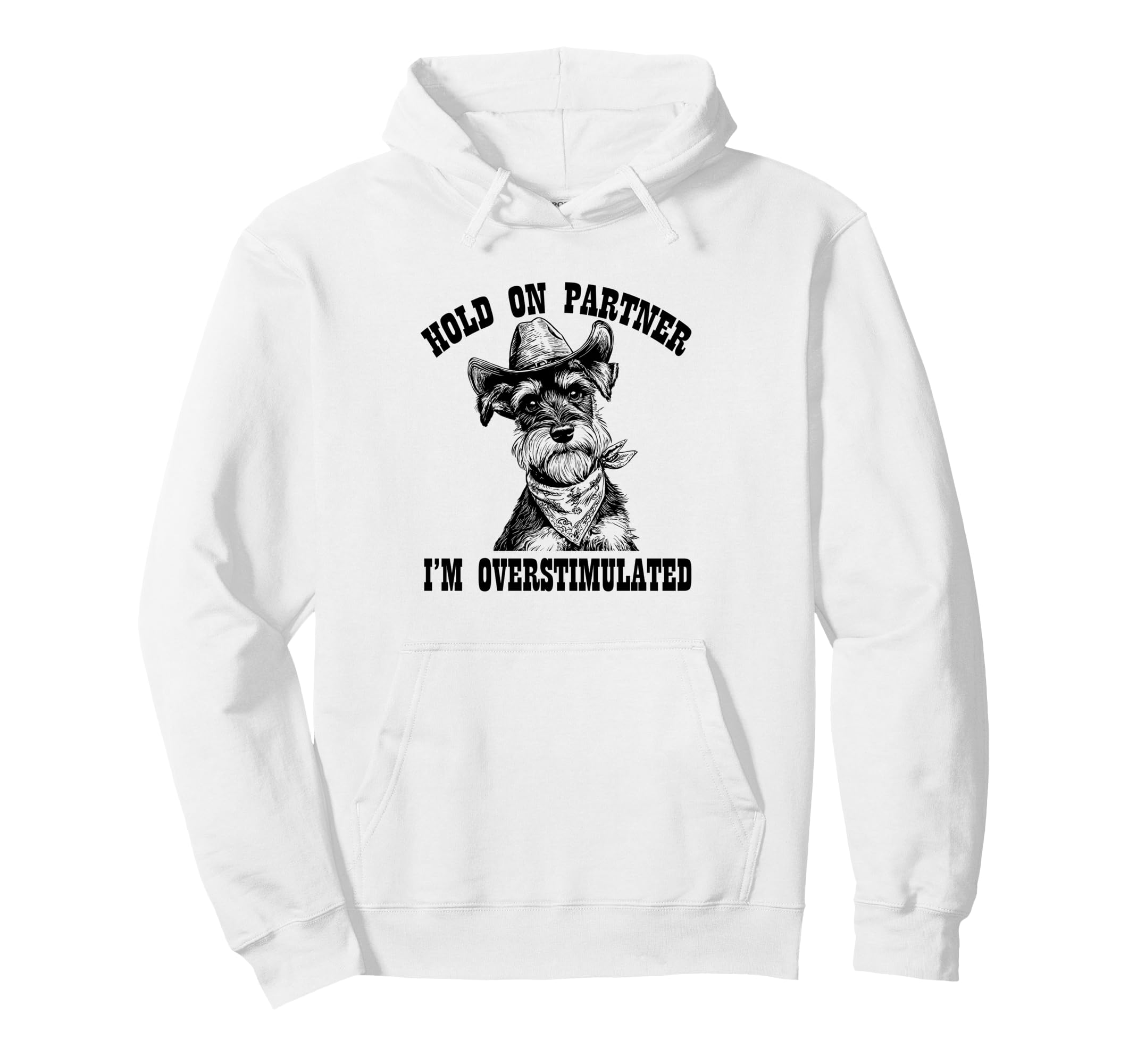 Adhd Western Howdy Partner Hoodie - Custom Art Print Men Women - T-Shirt, Sweatshirt, Hoodie