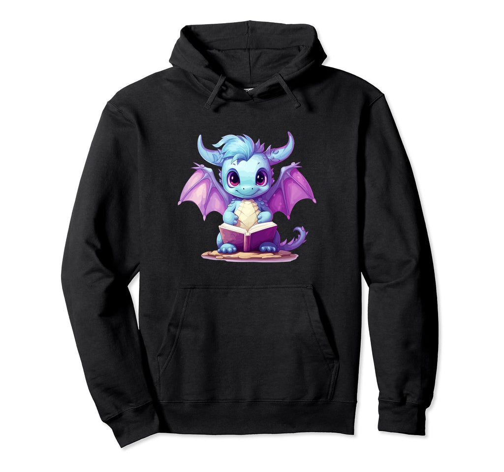 Dragon Book Hoodie - Custom Art Print Unisex - T-Shirt, Sweatshirt, Hoodie