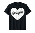 Dragons School Sports Fan Team Spirit T-Shirt - Custom Art Print Men Women - T-Shirt, Sweatshirt, Hoodie