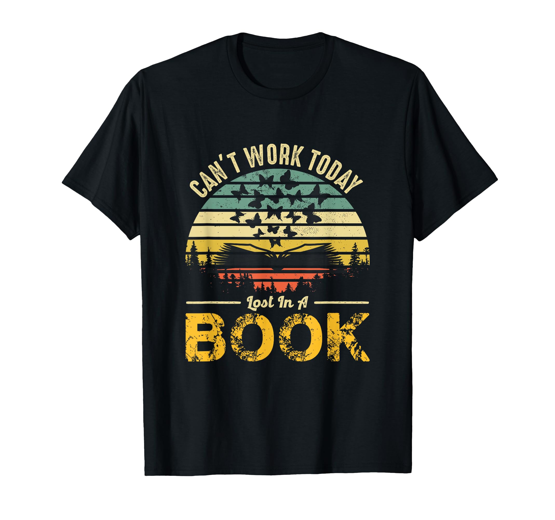 Cant Work Today Book Lovers Funny T-Shirt - Aesthetic Graphic Unisex - T-Shirt, Sweatshirt, Hoodie