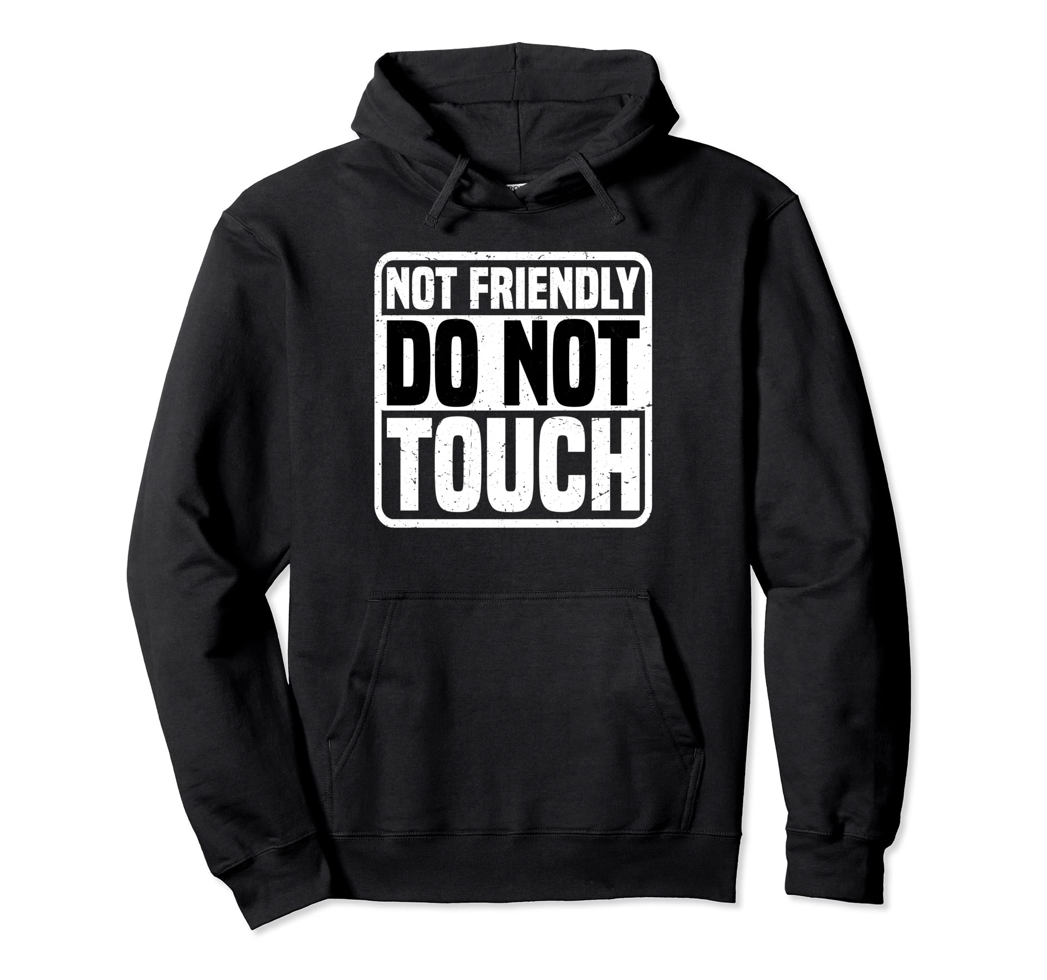 Introvert Fh Black Small Anti Social Hoodie - Trendy Graphic Unisex - T-Shirt, Sweatshirt, Hoodie