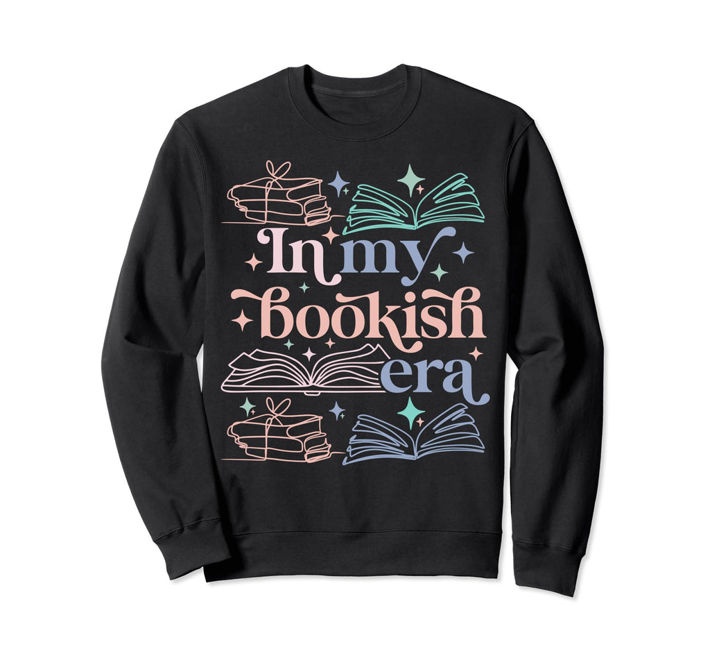 My Bookish Era Book Lover Sweatshirt - Custom Art Print Unisex - T-Shirt, Sweatshirt, Hoodie