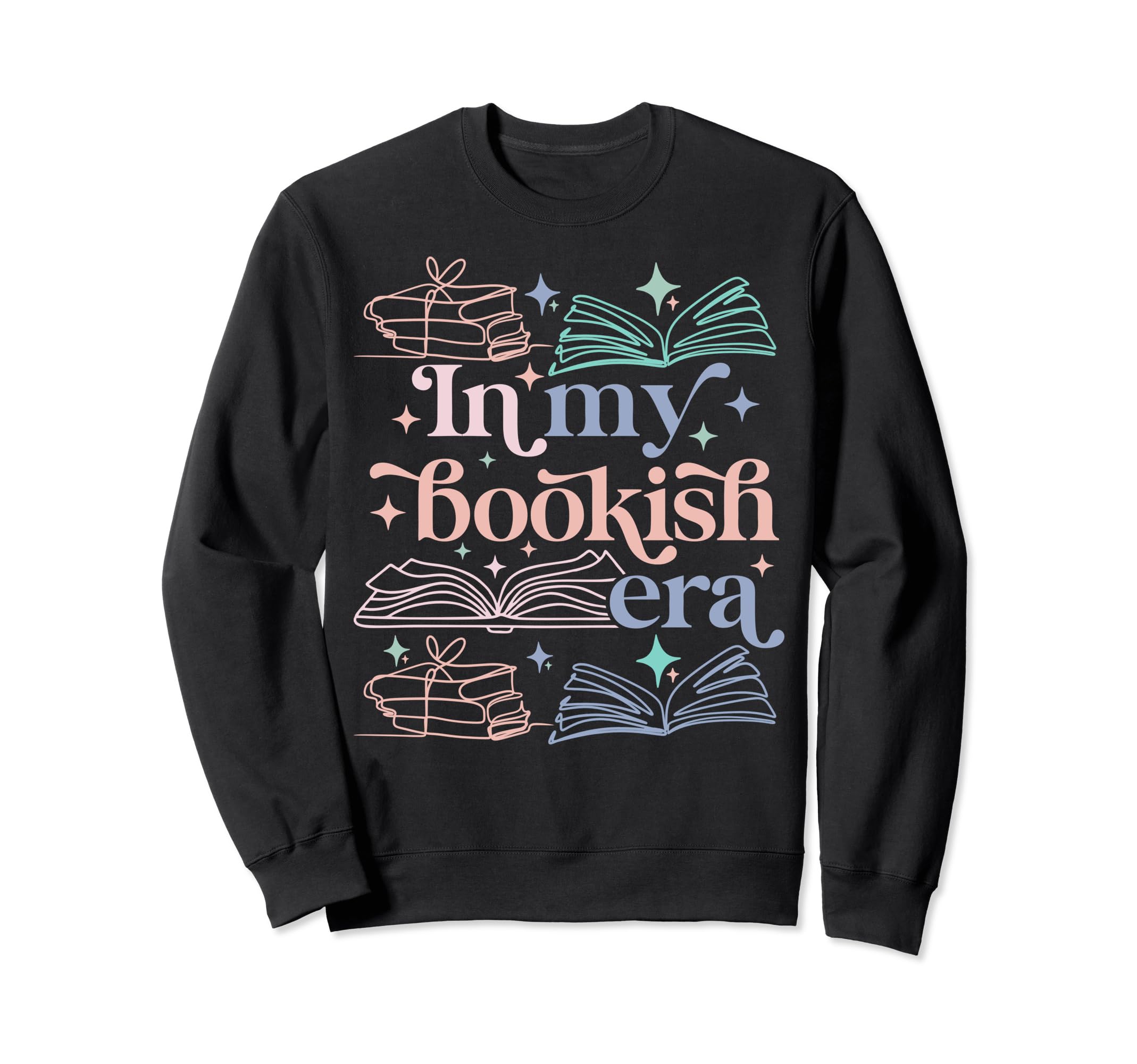 My Bookish Era Book Lover Sweatshirt - Custom Art Print Unisex - T-Shirt, Sweatshirt, Hoodie