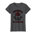 Progress Not Perfection Slimming T-Shirt - Custom Art Print for Adults - T-Shirt, Sweatshirt, Hoodie