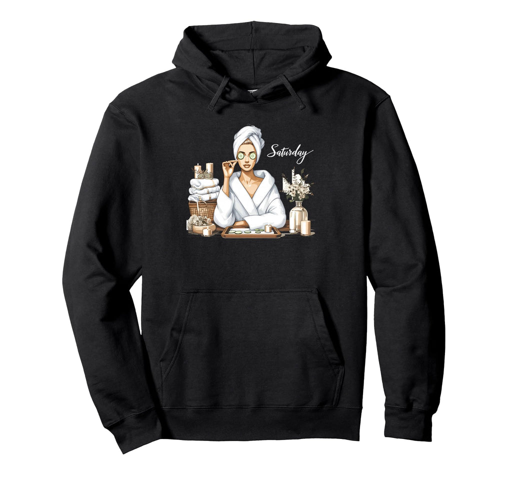 Saturday Spa Day Diva Self Care Self Hoodie - Custom Art Print Unisex - T-Shirt, Sweatshirt, Hoodie