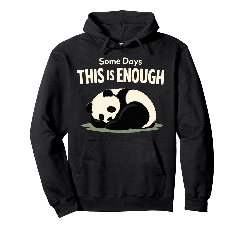Sleepy Panda Burnout Recovery Stress Hoodie - Casual Everyday Wear Unisex - T-Shirt, Sweatshirt, Hoodie