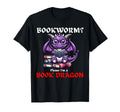 Funny Bookworm Dragon Bookworm T-Shirt - Streetwear Style for Adults - T-Shirt, Sweatshirt, Hoodie