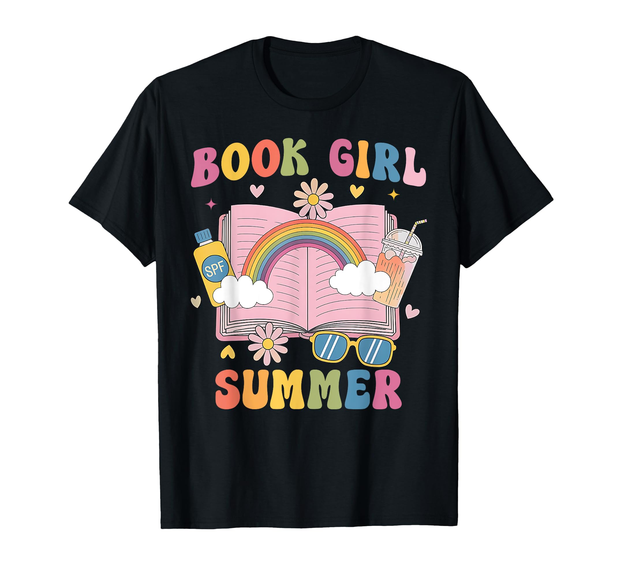 Groovy Book Summer Books Reading T-Shirt - Fun Novelty Design Men Women - T-Shirt, Sweatshirt, Hoodie