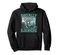 Introvert Gardener Shyness Garden Hoodie - Fun Novelty Design for Adults - T-Shirt, Sweatshirt, Hoodie