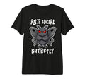 Anti Social Butterfly Funny Introvert T-Shirt - Graphic Print Men Women - T-Shirt, Sweatshirt, Hoodie