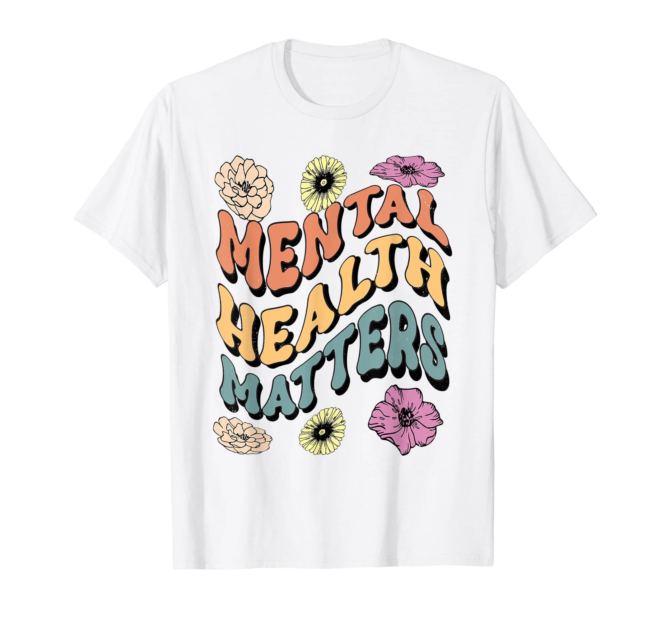 Mental Health Matters End Stigma T-Shirt - Novelty Apparel Men Women - T-Shirt, Sweatshirt, Hoodie