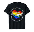 Gay You Are Enough Rainbow Pride Flag T-Shirt - Novelty Apparel Men Women - T-Shirt, Sweatshirt, Hoodie