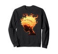 Overthinker Funny Emotional Brain Sweatshirt - Fun Novelty Design Unisex - T-Shirt, Sweatshirt, Hoodie