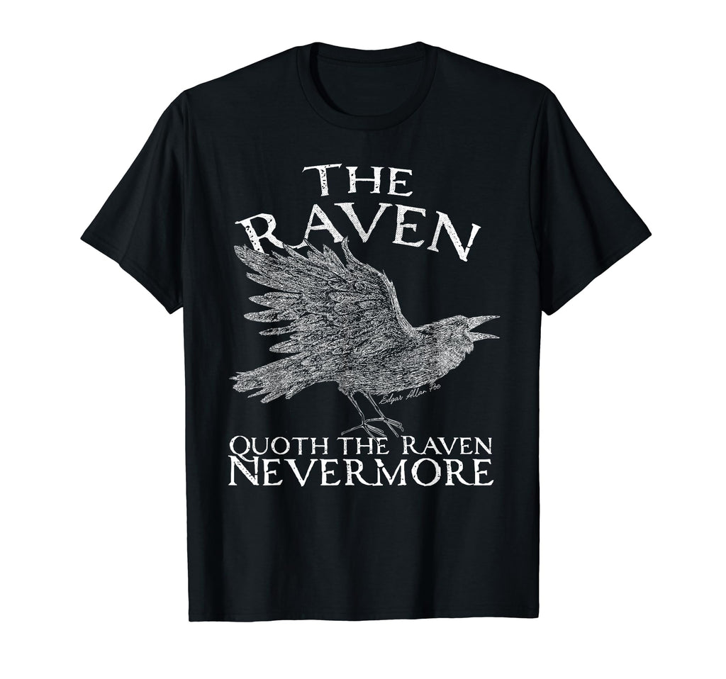 Raven Edgar Allan Poe Gothic Literature T-Shirt - Trendy Graphic Men Women - T-Shirt, Sweatshirt, Hoodie