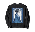 Jane Eyre Portrait Tribute Blue Sweatshirt - Graphic Print for Adults - T-Shirt, Sweatshirt, Hoodie