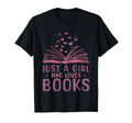 Just Who Loves Books Bookworm Reading T-Shirt - Fun Novelty Design Unisex - T-Shirt, Sweatshirt, Hoodie