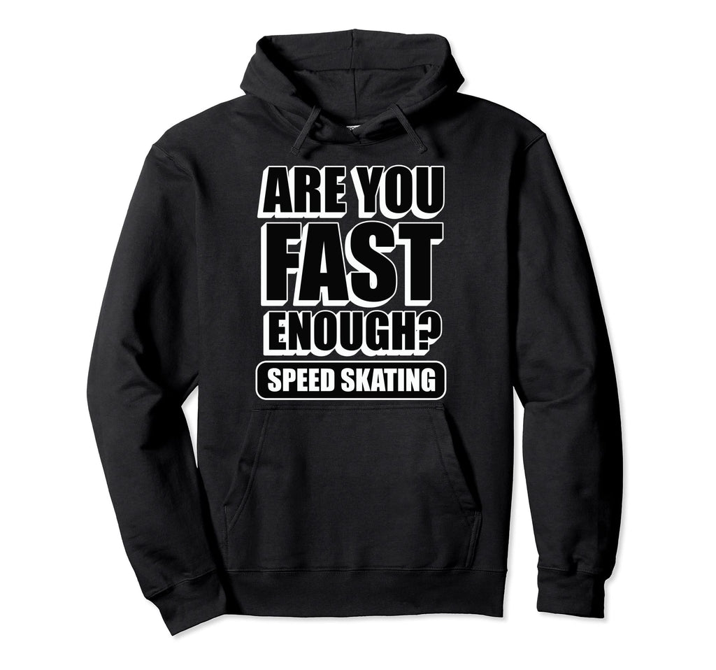 Ice Skating Are You Fast Enough Hoodie - Aesthetic Graphic Men Women - T-Shirt, Sweatshirt, Hoodie