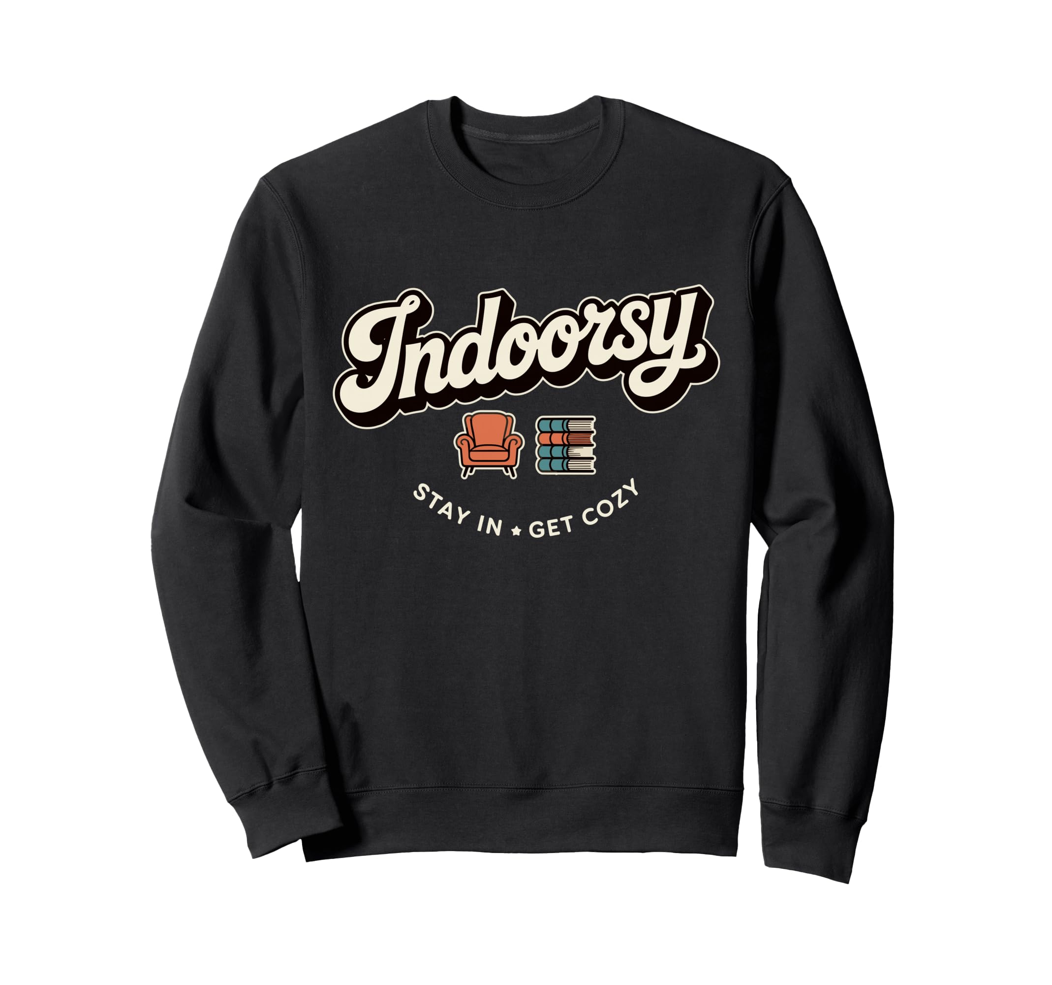 Antisocial Homebody Indoorsy Sweatshirt - Fun Novelty Design for Adults - T-Shirt, Sweatshirt, Hoodie