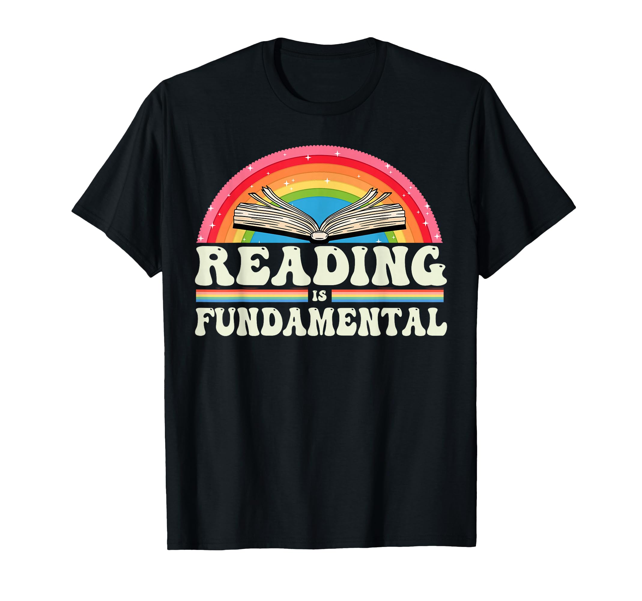 Reading Is Fundamental Geeky Bookworm T-Shirt - Graphic Print for Adults - T-Shirt, Sweatshirt, Hoodie