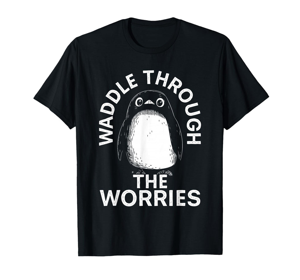 Penguin Overthinkers And Anxious Minds T-Shirt - Graphic Print for Adults - T-Shirt, Sweatshirt, Hoodie