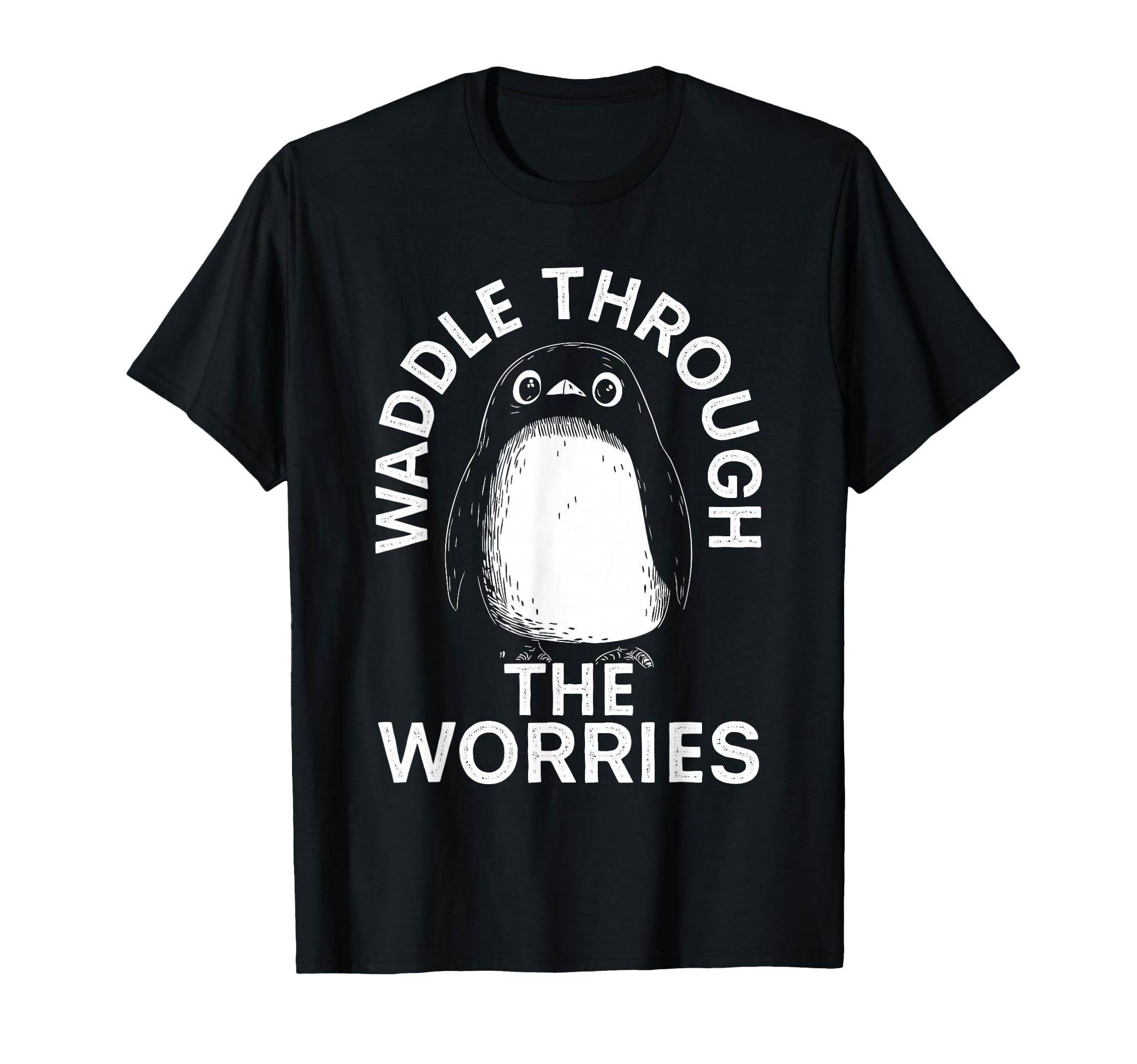 Penguin Overthinkers And Anxious Minds T-Shirt - Graphic Print for Adults - T-Shirt, Sweatshirt, Hoodie