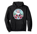 Meditating Santa Claus Mindfulness Hoodie - Aesthetic Graphic for Adults - T-Shirt, Sweatshirt, Hoodie