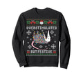 Overstimulated But Festive Possum Ugly Sweatshirt - Unique Graphic Unisex - T-Shirt, Sweatshirt, Hoodie