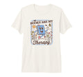 Books Are My Therapy Funny Book T-Shirt - Streetwear Style Men Women - T-Shirt, Sweatshirt, Hoodie