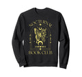 Nocturnal Book Club Moon Art Sweatshirt - Minimalist Print Men Women - T-Shirt, Sweatshirt, Hoodie