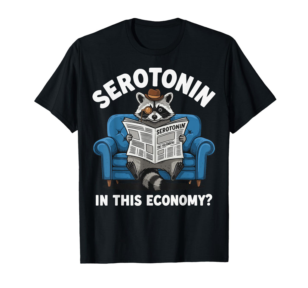 Funny Mental Health Anxiety Raccoon Meme Hoodie - Trendy Graphic Men Women - T-Shirt, Sweatshirt, Hoodie