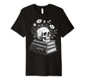 Book Skull Smut Reading T-Shirt - Casual Everyday Wear for Adults - T-Shirt, Sweatshirt, Hoodie