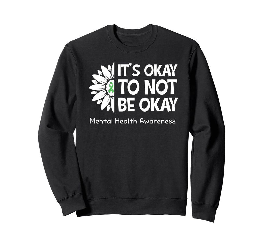 Its Okay To Not Be Okay Us Flag Sweatshirt - Custom Art Print Men Women - T-Shirt, Sweatshirt, Hoodie